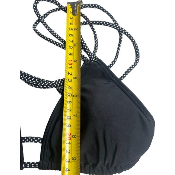 Damsel Shoulder Strap Black Swim Bikini Top Medium M - Picture 6 of 6